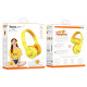 Навушники HOCO W60 Rhyme BT headphones for children Sun Yellow (6942007638555)