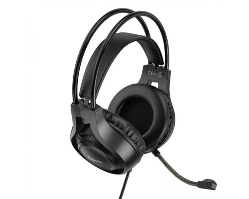 Навушники HOCO W106 Tiger gaming headset Black (6931474789297)