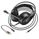 Навушники HOCO W106 Tiger gaming headset Black (6931474789297)