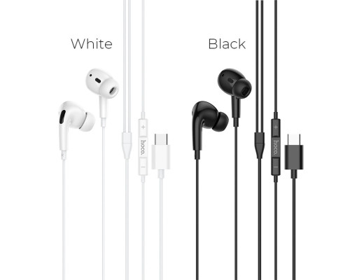Навушники HOCO M1 Pro series earphones for Type-C White (6931474728593)