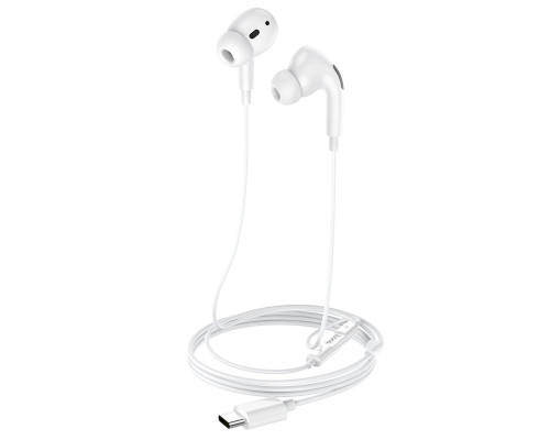 Навушники HOCO M1 Pro series earphones for Type-C White (6931474728593)