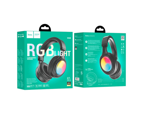 Навушники HOCO W48 Focus BT headphones Black (6942007618816)
