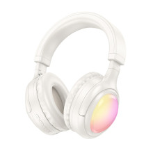 Бездротові навушники HOCO W48 Focus BT headphones Milky white (6942007618823)