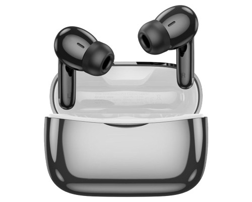 Навушники HOCO EQ16 Shine true wireless ANC+ENC Noise Reduction BT headset Black glaze (6942007619103)