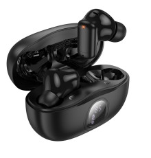 Бездротові навушники BOROFONE FQ4 Lighten true wireless ANC+ENC noise reduction BT headset Black (6941991117664)