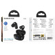 Бездротові навушники BOROFONE FQ4 Lighten true wireless ANC+ENC noise reduction BT headset Black (6941991117664)