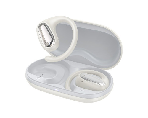 Бездротові навушники HOCO EA4 Cloud open true wireless sleep BT headset Milky White (6942007623629)