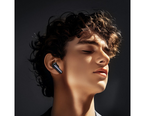 Бездротові навушники HOCO EQ23 Plus Duke Ⅱ true wireless ANC+ENC BT headset Black (6942007639293)