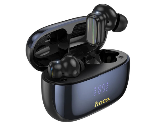 Бездротові навушники HOCO EQ20 Rhyme true wireless ANC+ENC noise reduction BT headset Black (6942007641319)