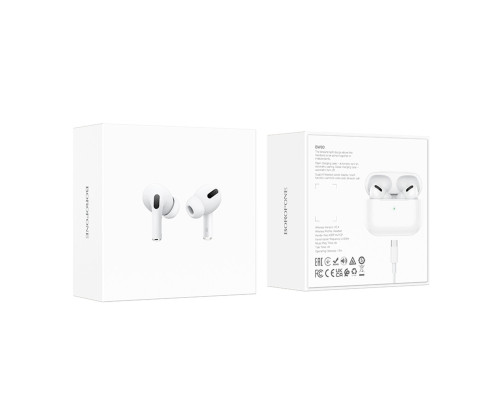 Бездротові навушники BOROFONE BW80 True wireless stereo headset White (6941991114946)