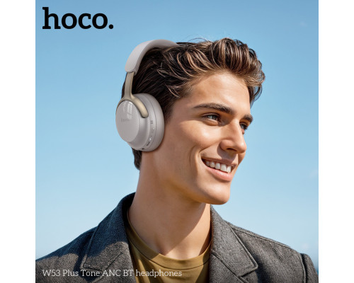Бездротові навушники HOCO W53 Plus Tone ANC BT headphones Gray (6942007646611)