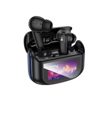 Бездротові навушники HOCO EQ21 Sandy true wireless ANC+ENC noise reduction touch screen BT headset Midnight Black (6942007647410)