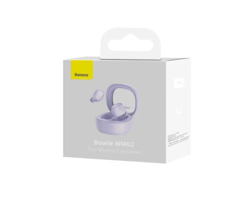 Навушники Baseus Bowie WM02 True Wireless Earphones Purple (NGTW180005)