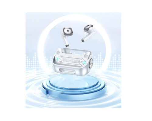 Навушники HOCO EW55 Trendy true wireless BT gaming headset Silver (6942007605229 )