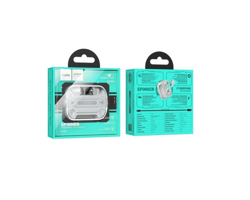 Навушники HOCO EW55 Trendy true wireless BT gaming headset Silver (6942007605229 )