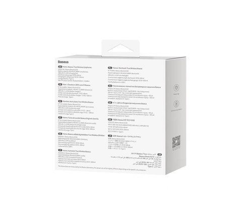 Навушники Baseus Bowie EZ10 True Wireless Earphones Black (A00054300116-Z1)