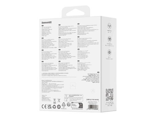 Навушники Baseus Bowie M2s True Wireless Earphones Moon White (NGTW350102)