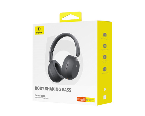 Бездротові навушники Baseus Bass 35 Max Wireless Headphones Twilight Grey (A00070800821-00)