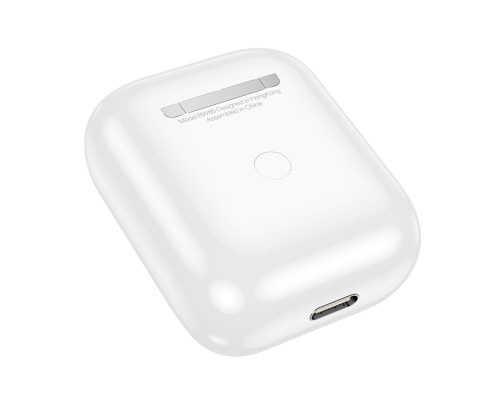 Бездротові навушники BOROFONE BW86 Brocade true wireless BT headset with touch screen White (6941991119484)