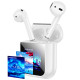 Бездротові навушники BOROFONE BW86 Brocade true wireless BT headset with touch screen White (6941991119484)