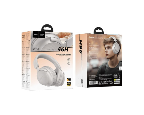 Бездротові навушники HOCO W53 Tone BT headphones Gray (6942007646598)