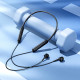 Бездротові навушники BOROFONE BE70 Light neck-hanging BT earphones obsidian black (6941991117046)