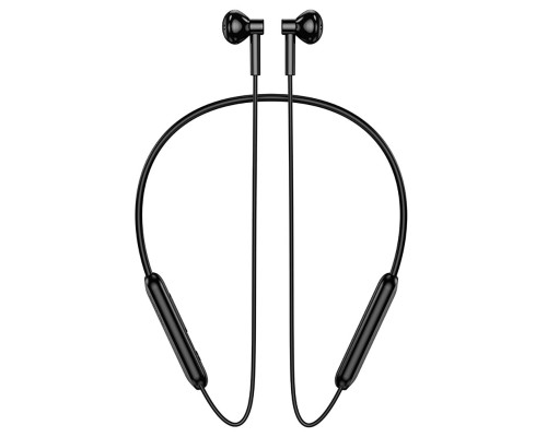 Бездротові навушники BOROFONE BE70 Light neck-hanging BT earphones obsidian black (6941991117046)