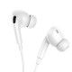 Навушники BOROFONE BM100 Pro Fuente universal earphones with microphone White (6941991121760)