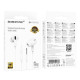 Навушники BOROFONE BM100 Pro Fuente universal earphones with microphone White (6941991121760)
