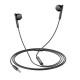 Навушники HOCO M93 wire control earphones with microphone Black (6931474765222)