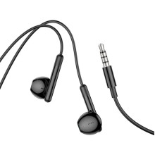 Навушники HOCO M93 wire control earphones with microphone Black (6931474765222)