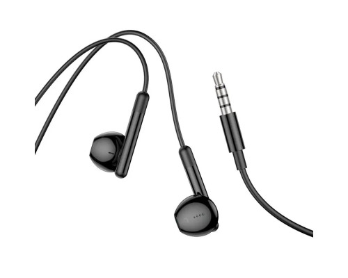 Навушники HOCO M93 wire control earphones with microphone Black (6931474765222)