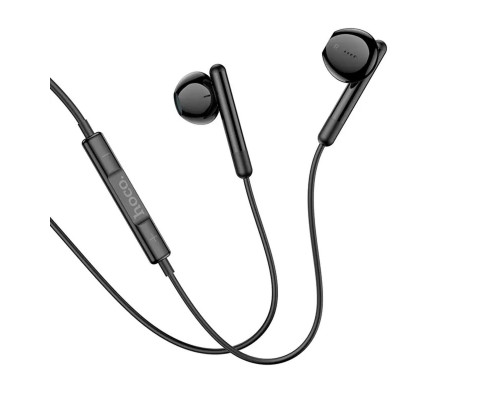 Навушники HOCO M93 wire control earphones with microphone Black (6931474765222)