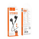 Навушники HOCO M93 wire control earphones with microphone Black (6931474765222)