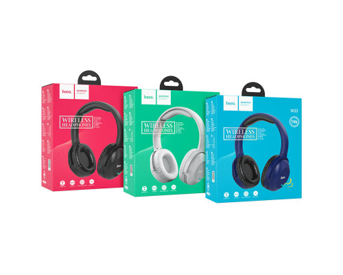 Бездротові навушники HOCO W33 Art sount BT headset Grey (6931474755094)