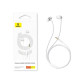 Навушники Baseus Encok HZ11 Wired Earphones Moon White (A00164200213-Z1)