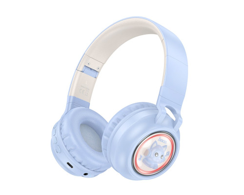 Навушники HOCO W50 Cute fun BT headphones Blue (6942007619592)
