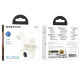 Бездротові навушники BOROFONE FQ4 Lighten true wireless ANC+ENC noise reduction BT headset Milky white (6941991117671)