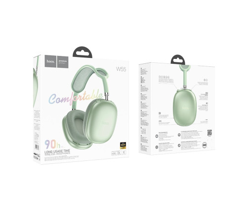 Бездротові навушники HOCO W55 Pleasing BT headphones Green (6942007632706)