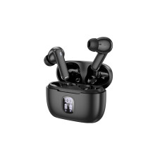 Бездротові навушники BOROFONE FQ7 Treasure wireless ANC+ENC noise reduction BT headset Black (6941991120060)