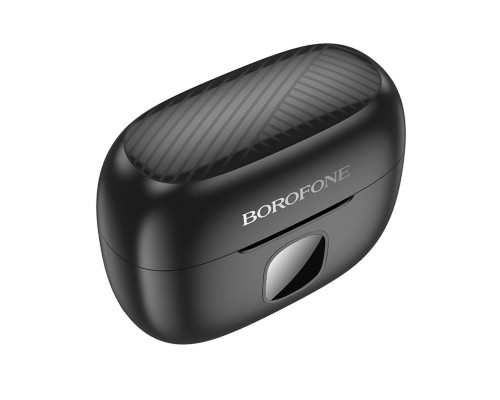 Бездротові навушники BOROFONE FQ7 Treasure wireless ANC+ENC noise reduction BT headset Black (6941991120060)