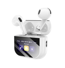 Бездротові навушники HOCO EW82 Sparkle true wireless touch screen BT headset White (6942007646529)