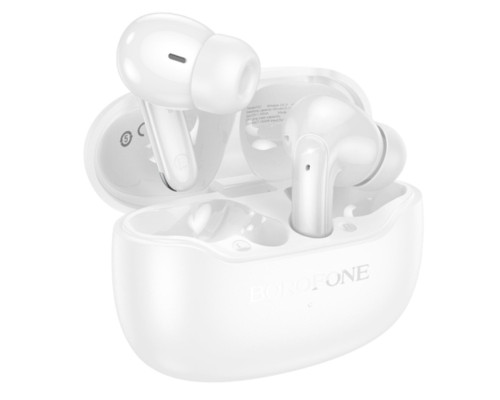 Бездротові навушники BOROFONE FQ1 Shine wireless BT headset White (6941991113291)