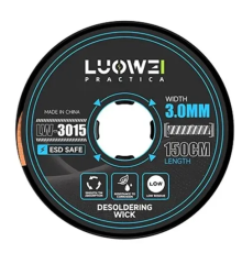 Очищувач (обплетення) припою LUOWEI LW-3015 3.0 мм x 1.5 м PLS-00-00148053