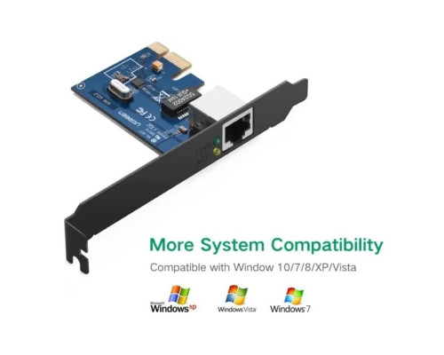 Мережева карта UGREEN US230 Gigabit 10/100/1000Mbps PCI Express Network Adapter(UGR-30771) (UGR-30771)