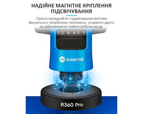 Мікроскоп тринокулярний SUNSHINE R360 Pro PLS-00-00151338