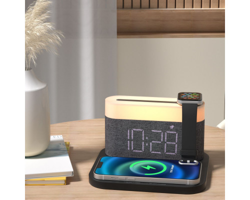 Нічник з Бездротовою Зарядкою Proove Day & Night dark gray 2003000167467 6901111481471