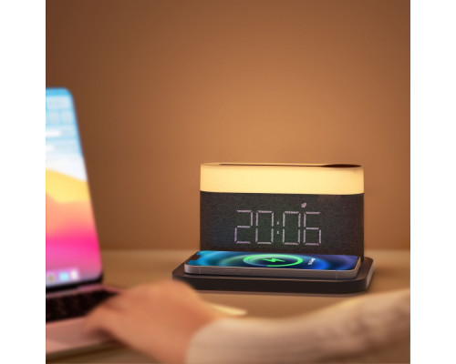 Нічник з Бездротовою Зарядкою Proove Day & Night dark gray 2003000167467 6901111481471