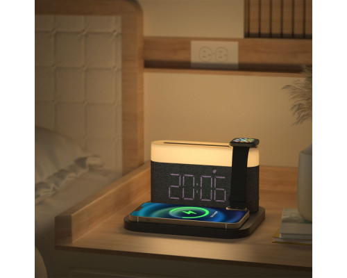 Нічник з Бездротовою Зарядкою Proove Day & Night dark gray 2003000167467 6901111481471