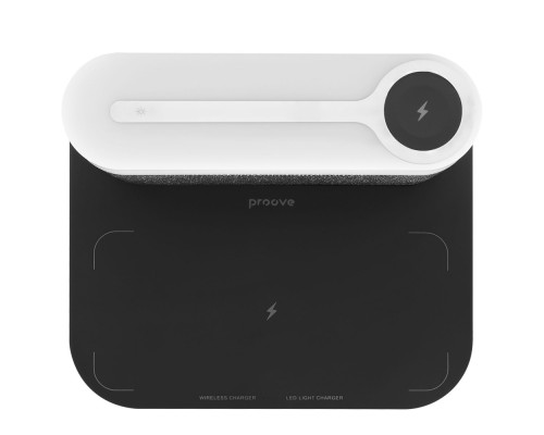 Нічник з Бездротовою Зарядкою Proove Day & Night dark gray 2003000167467 6901111481471